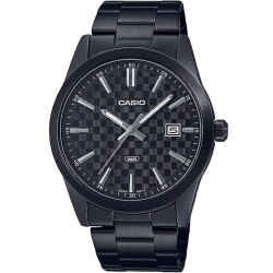CASIO COLLECTION Mod. DATE - CARBON LOOK - BLACK MTP-VD03B-1AUDF